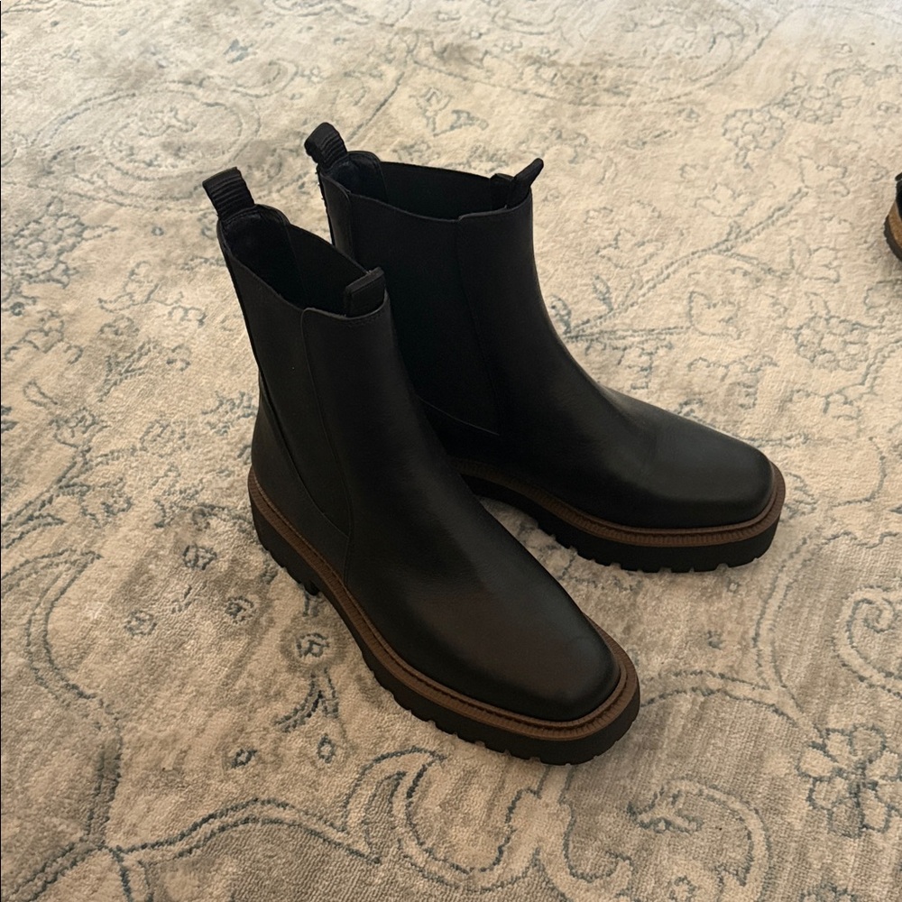 Sam Edelman Laguna Black Leather Women’s Boots